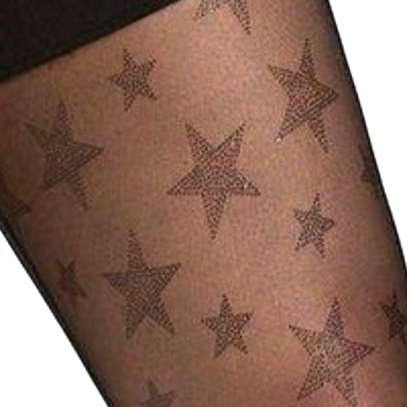 ❤️NWT VINTAGE TORRID LEGGING - STAR PRINT BLACK MESH PREMIUM - PLUS SIZE - Picture 2 of 14